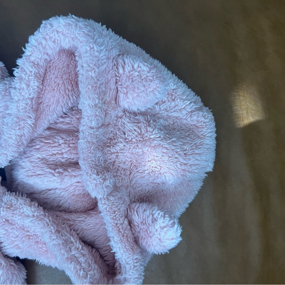 Eddie Bauer Infant Sz 18M Bunting Suit Toddler Girls Pink Fleece Baby Onesie - Picture 6 of 8